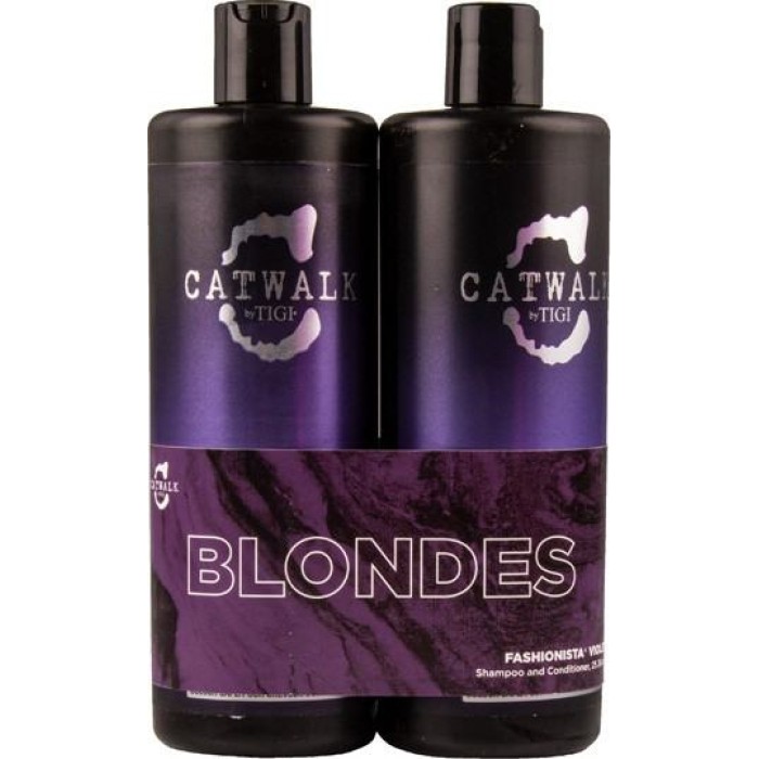 Tigi Catwalk Fashionista Violet Shampoo & Conditioner Tween 750mL Duo Pack