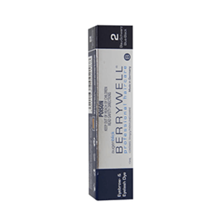 Berrywell Eyebrow & Eyelash Dye - 2 (Blue Black)