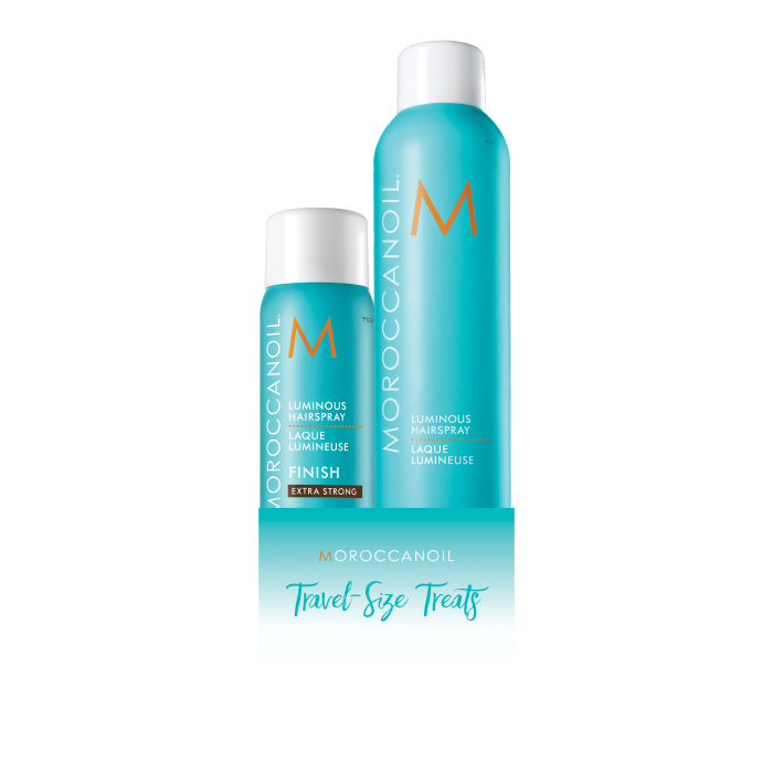 Moroccanoil Travel-Size Treats Luminous Hairspray Duo - Extra Strong