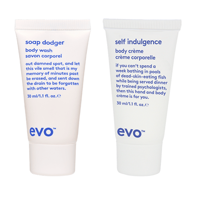 Evo Body Wash & Creme Mini Duo