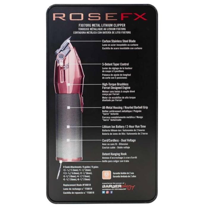 Babyliss Pro RoseFX Lithium Clipper