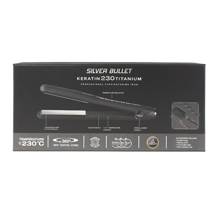 Silver Bullet Keratin 230 Titanium Hair Straightener 