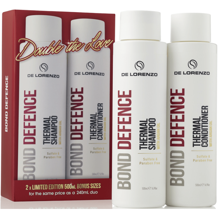 De Lorenzo Bond Defence 500ml Shampoo & Conditioner Duo