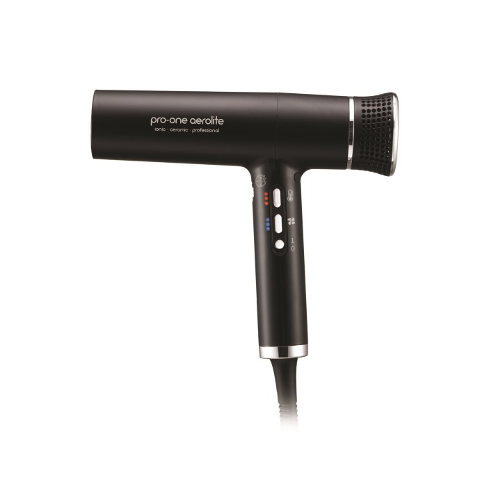 Pro-one Aerolite Hairdryer in Black