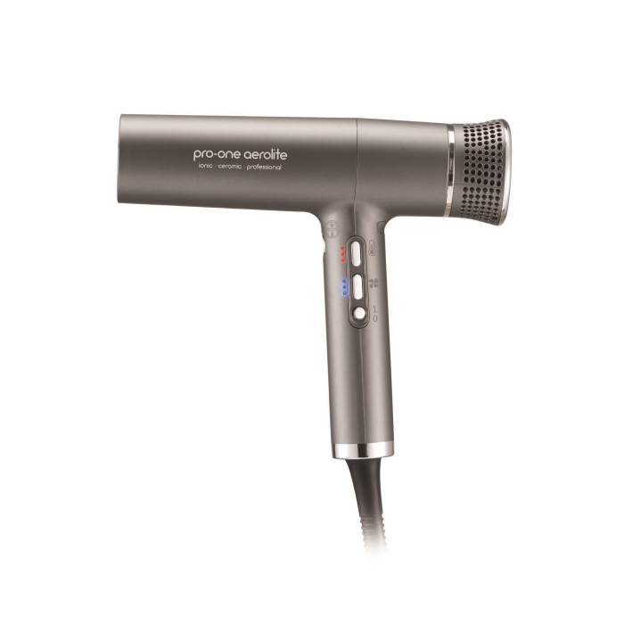 Pro-one Aerolite Hairdryer in Titanium