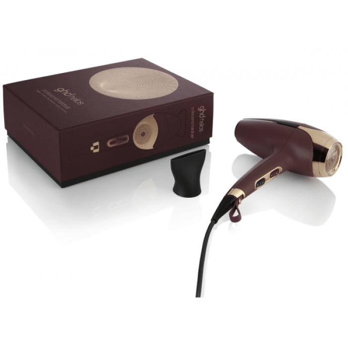 ghd helios hair dryer in plum