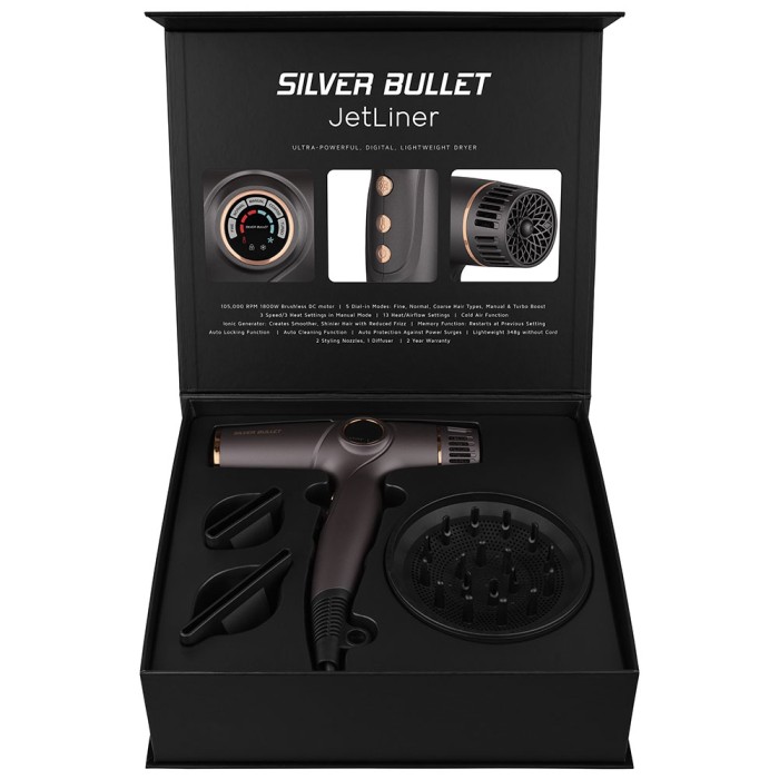 Silver Bullet Jetliner Hair Dryer