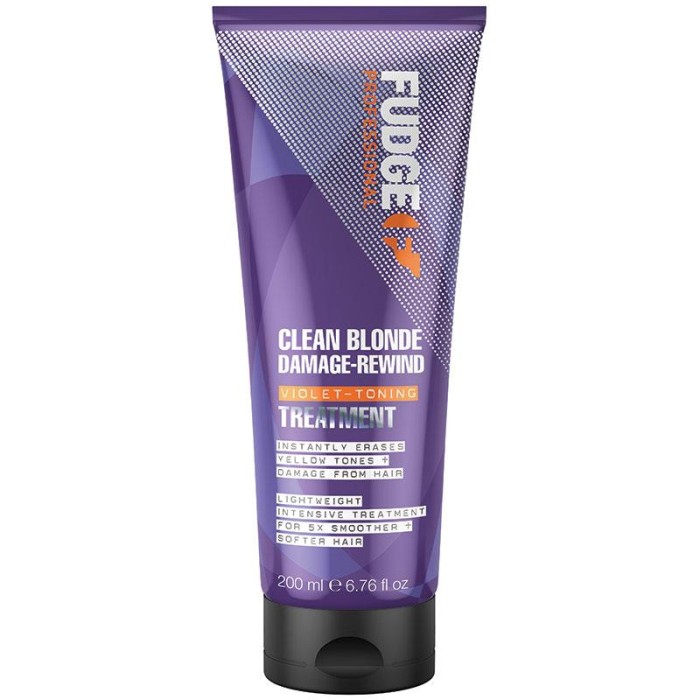 Fudge Clean Blonde Damage Rewind Violet Toning Treatment