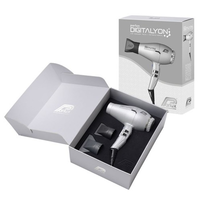 Parlux DigitAlyon Hair Dryer in Silver