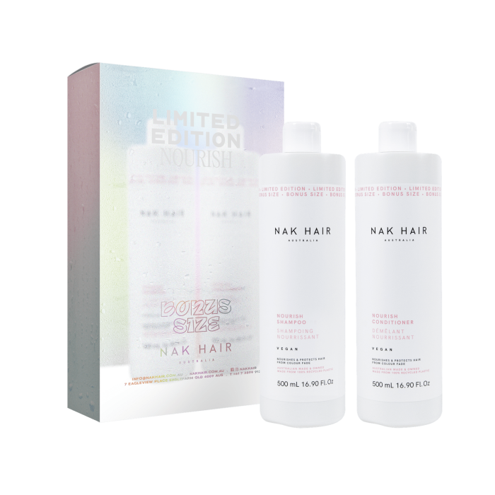 NAK Nourish 500ml Duo - Shampoo & Conditioner