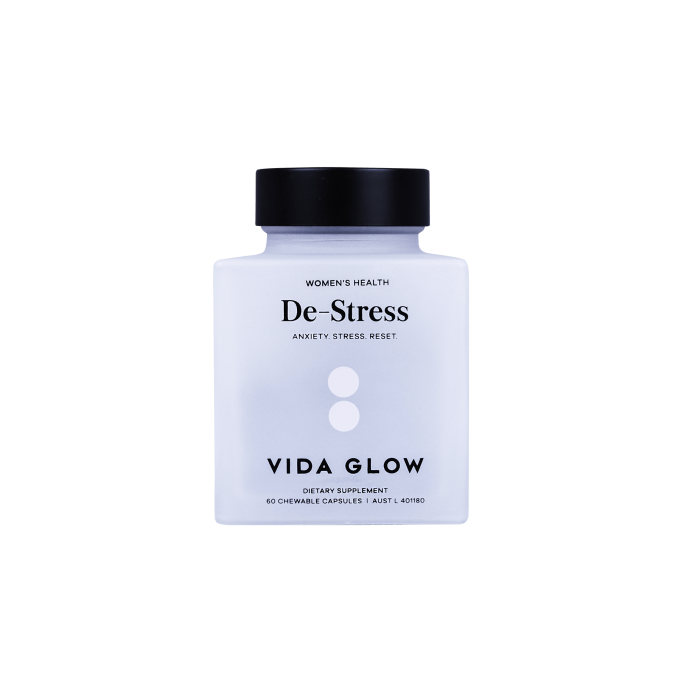 Vida Glow Women's Health De-Stress Dietary Supplements 