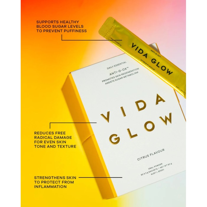 Vida Glow ANTI-G-OX Sachets - Citrus