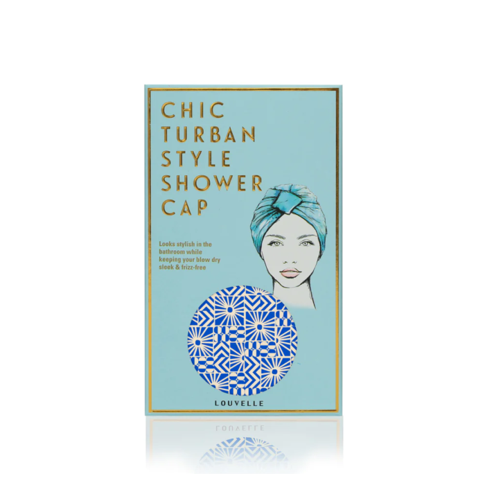 Louvelle Amelie Shower Cap in Mediterranean Sun