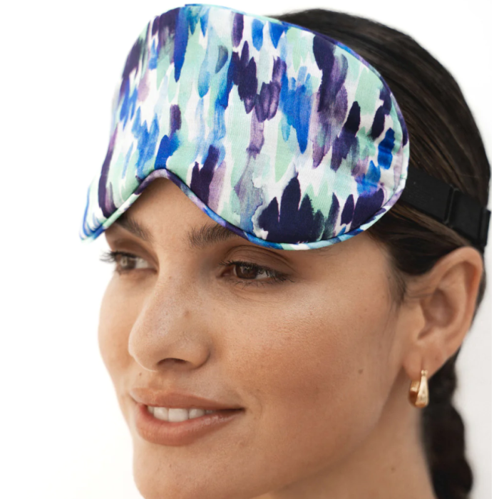 Louvelle Chloe Eye Mask - Resort Blu