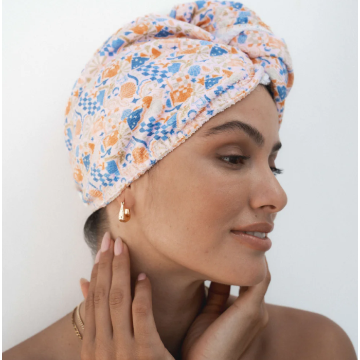 Louvelle RIVA Hair Towel Wrap - Yacht Vibes