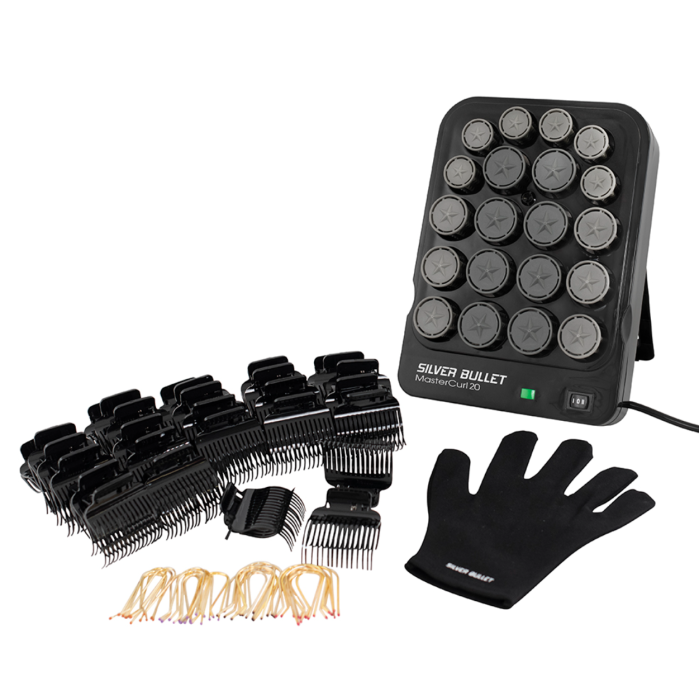 Silver Bullet Mastercurl 20pc Ionic Hot Roller Set