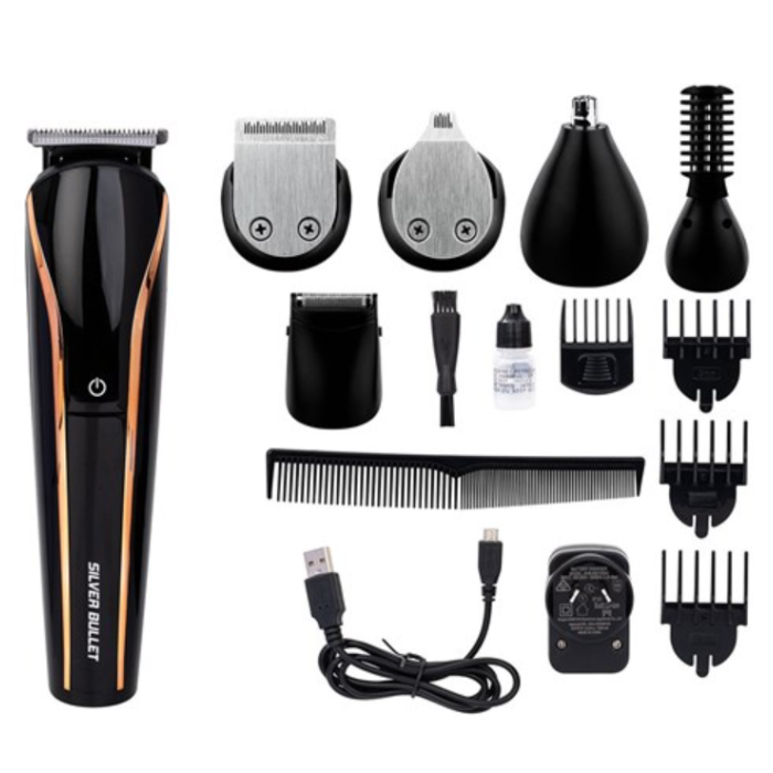 Silver Bullet Secret Service 11-In-1 Grooming Trimmer Kit 