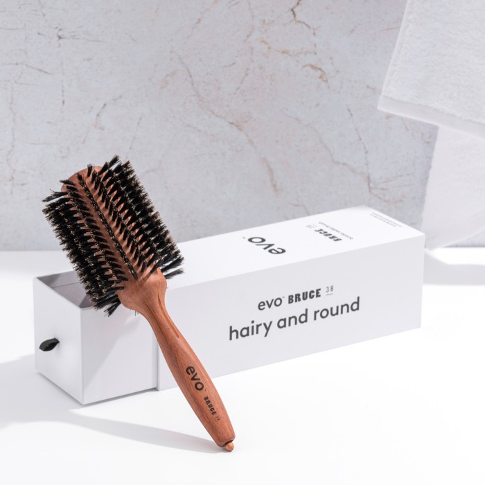 Evo Bruce 38 Natural Bristle Radial Brush