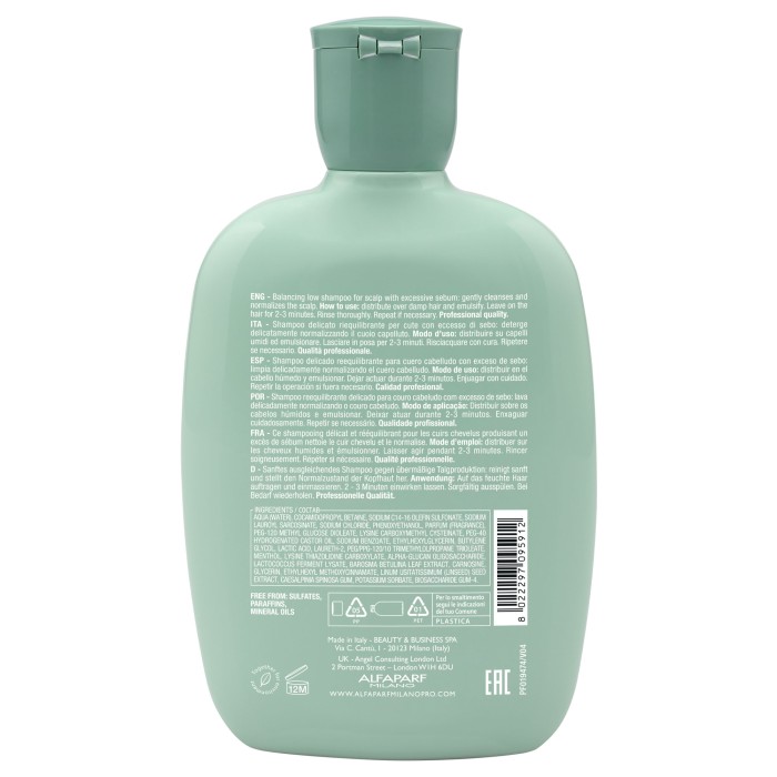 Alfaparf Semi Di Lino Scalp Rebalance  Balancing Low Shampoo