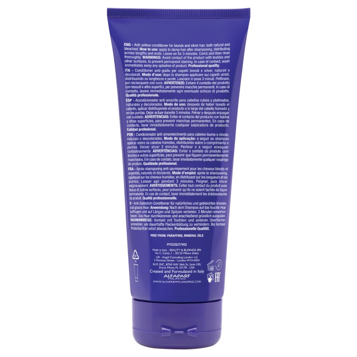 Alfaparf Semi Di Lino Blonde Anti-Yellow Conditioner