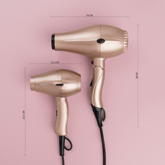 Silver Bullet Hi Flyer Foldable Travel Hair Dryer