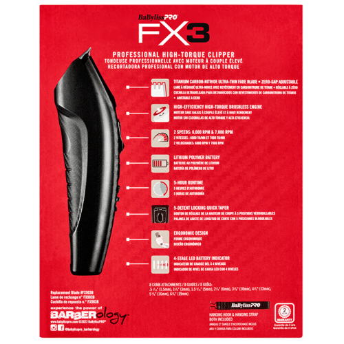 Babyliss Pro Fx3 Professional High Torque Clipper