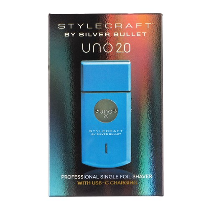 Silver Bullet StyleCraft by Silver Bullet Uno 2.0 Single Foil Shaver in Blue