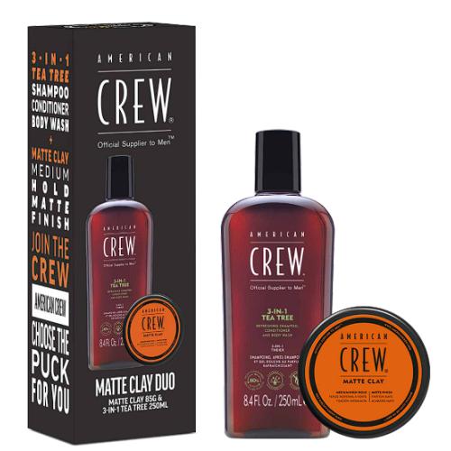 American Crew Matte Clay with 3-in-1 Duo