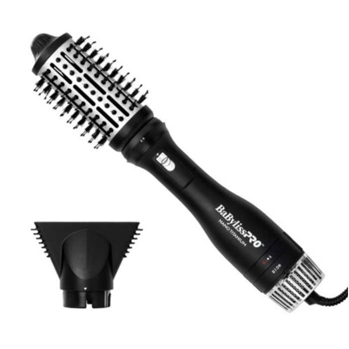 Babyliss Pro Nano Titanium Detachable 2 In 1 Hot Air Brush and Dryer