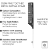 Cricket Carbon Carbon Comb C50M - Fine Toothed Metal Raittail