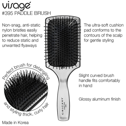 Cricket Visage Paddle Brush