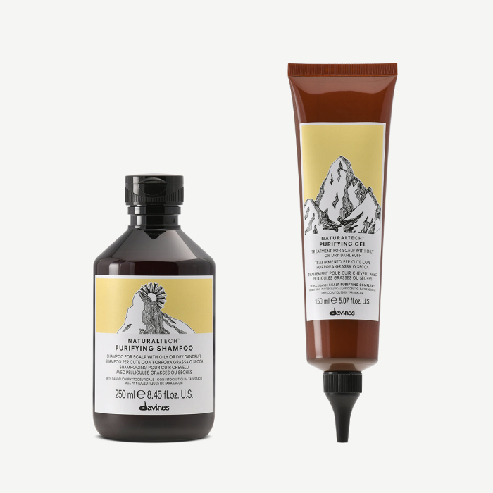 Davines Naturaltech Purifying Duo with Purifying Gel