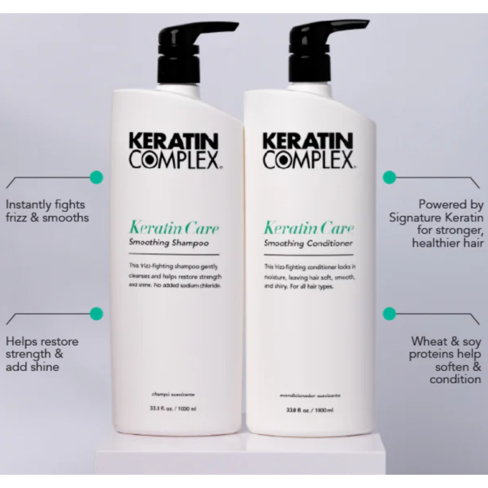 Keratin Complex Keratin Care Smoothing Shampoo & Conditioner 1 Litre