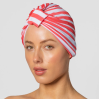 Louvelle Amelie Shower Cap in Cabana Stripe