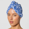 Louvelle RIVA Hair Towel Wrap - Blu Matisse