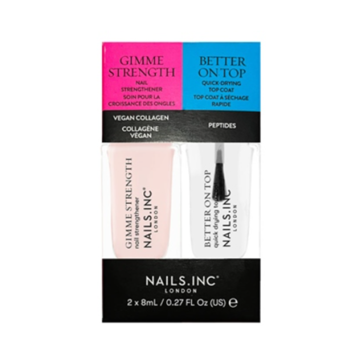 Nails inc Gimme Strength X Better On Top Nail Treatment Duo