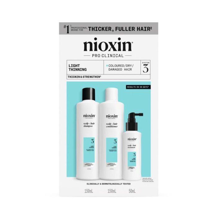 Nioxin Scalp + Hair Thickening Trial Kit (System 3)