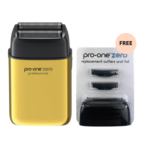 Pro-one Zero Foil Shaver with Bonus Replacement Cutters & Foil