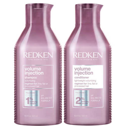 Redken Volume Injection Shampoo and Conditioner 500ml Duo