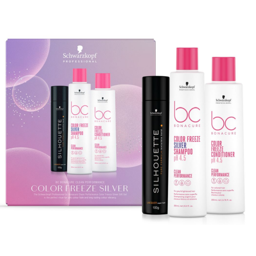 Schwarzkopf Professional Bc Bonacure Clean Color Freeze SILVER Trio