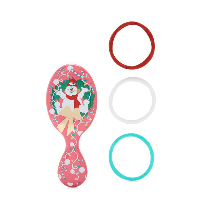 Wet Brush Holiday Joyeux Mini Detangler and Hair Tie Set - Frosty