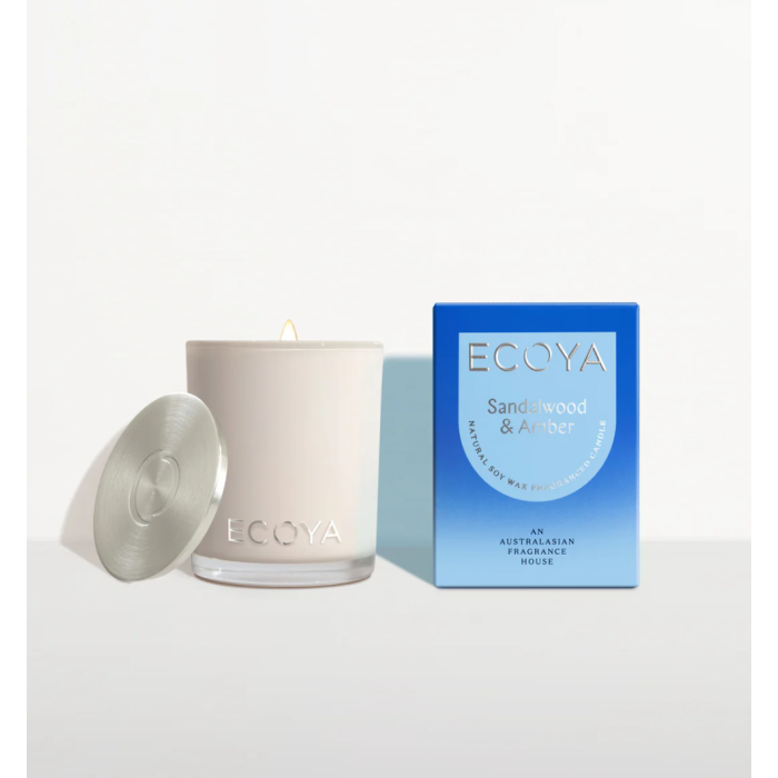 Ecoya Madison Candle in Sandalwood & Amber