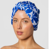 Louvelle Dahlia shower cap - Blu Matisse