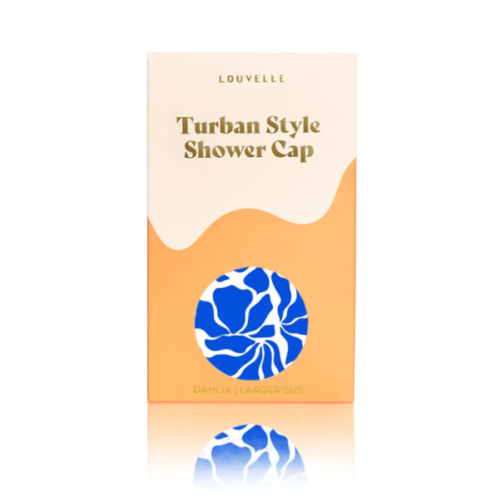 Louvelle Dahlia shower cap - Blu Matisse