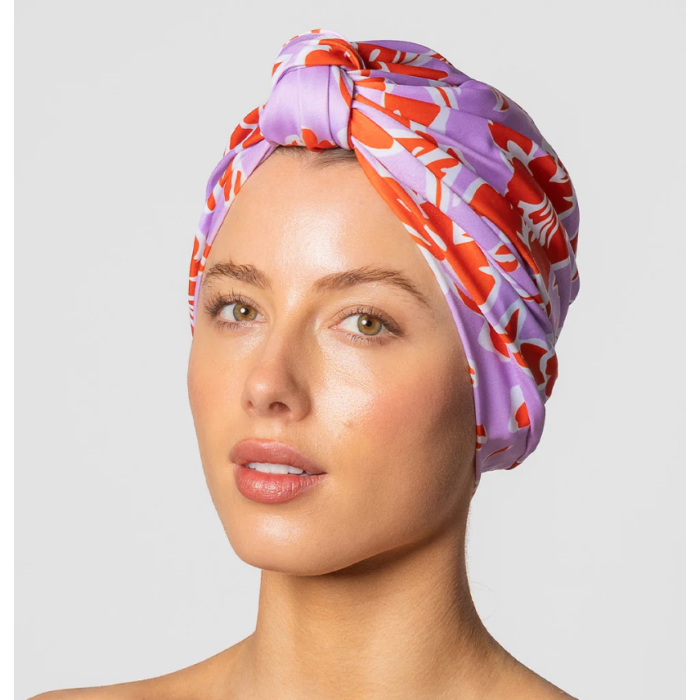 Louvelle Dahlia shower cap - Hibiscus