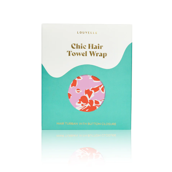 Louvelle RIVA Hair Towel Wrap - Hibiscus 