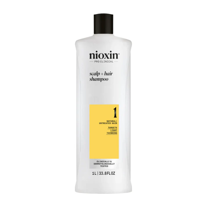 Nioxin System 1 Cleanser & Conditioner 1 Litre Duo