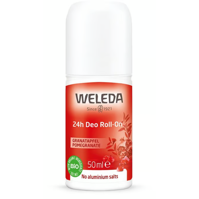 Weleda 24h Deo Roll-On in Pomegranate