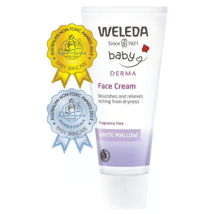 Weleda Baby Face Cream in White Mallow (Fragrance Free)