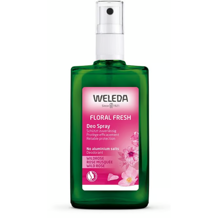 Weleda Floral Fresh Deodorant Spray in Wild Rose